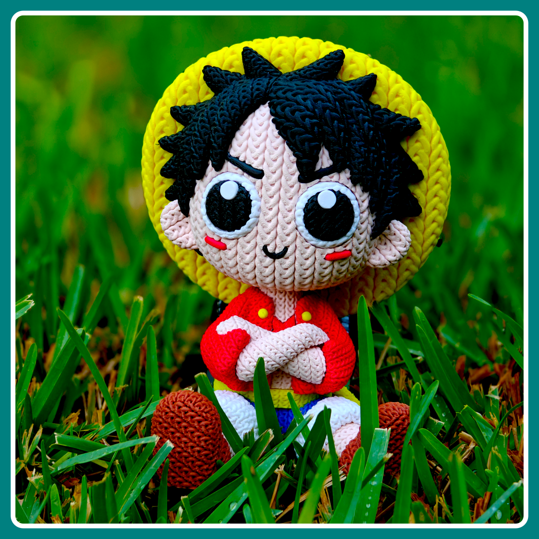Luffy Estilo Crochet Grande