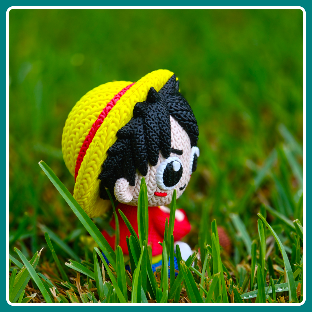 Luffy Estilo Crochet Grande - apoyo 2