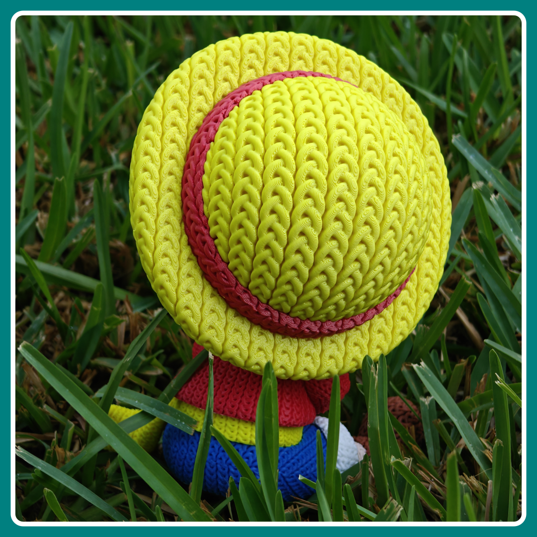 Luffy Estilo Crochet Grande - apoyo 3