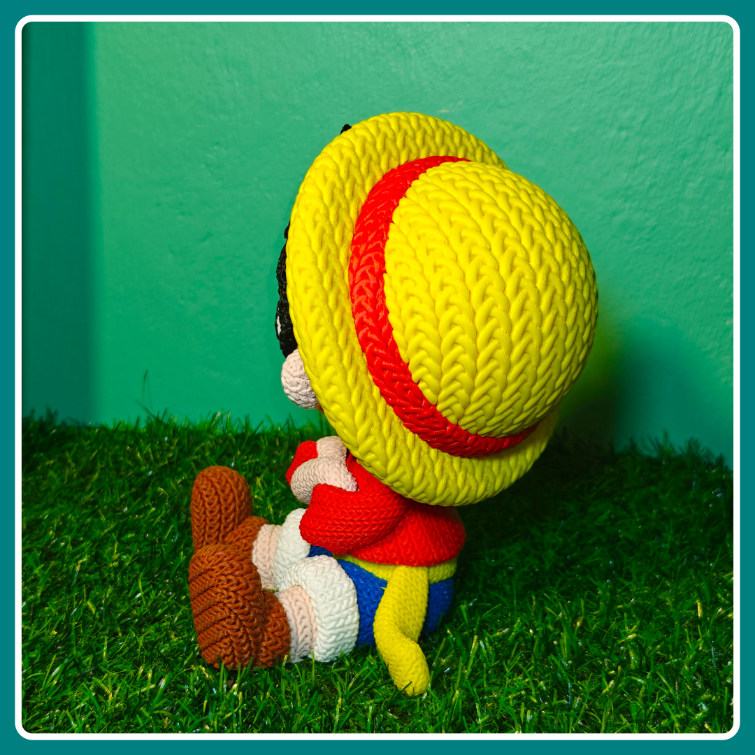 Luffy Estilo Crochet Grande - apoyo 5