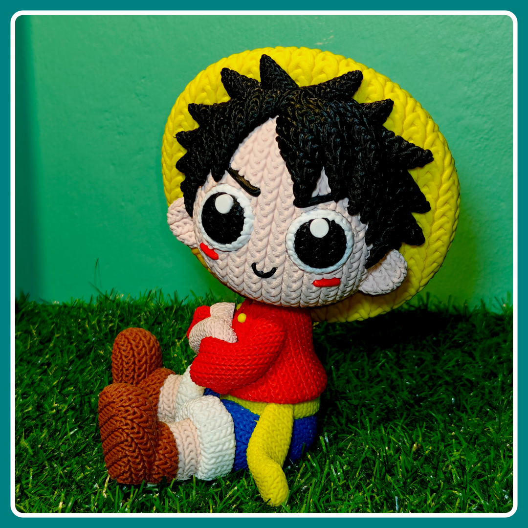 Luffy Estilo Crochet Grande - apoyo 6