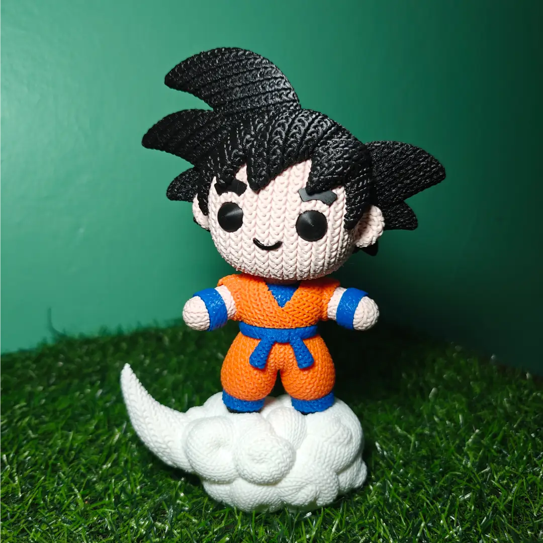 Goku Estilo Crochet Grande
