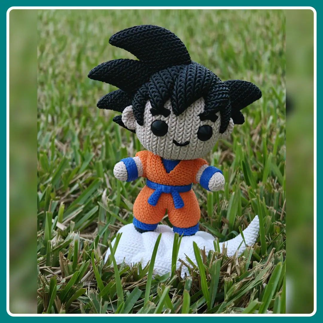 Goku Estilo Crochet Grande - apoyo 5