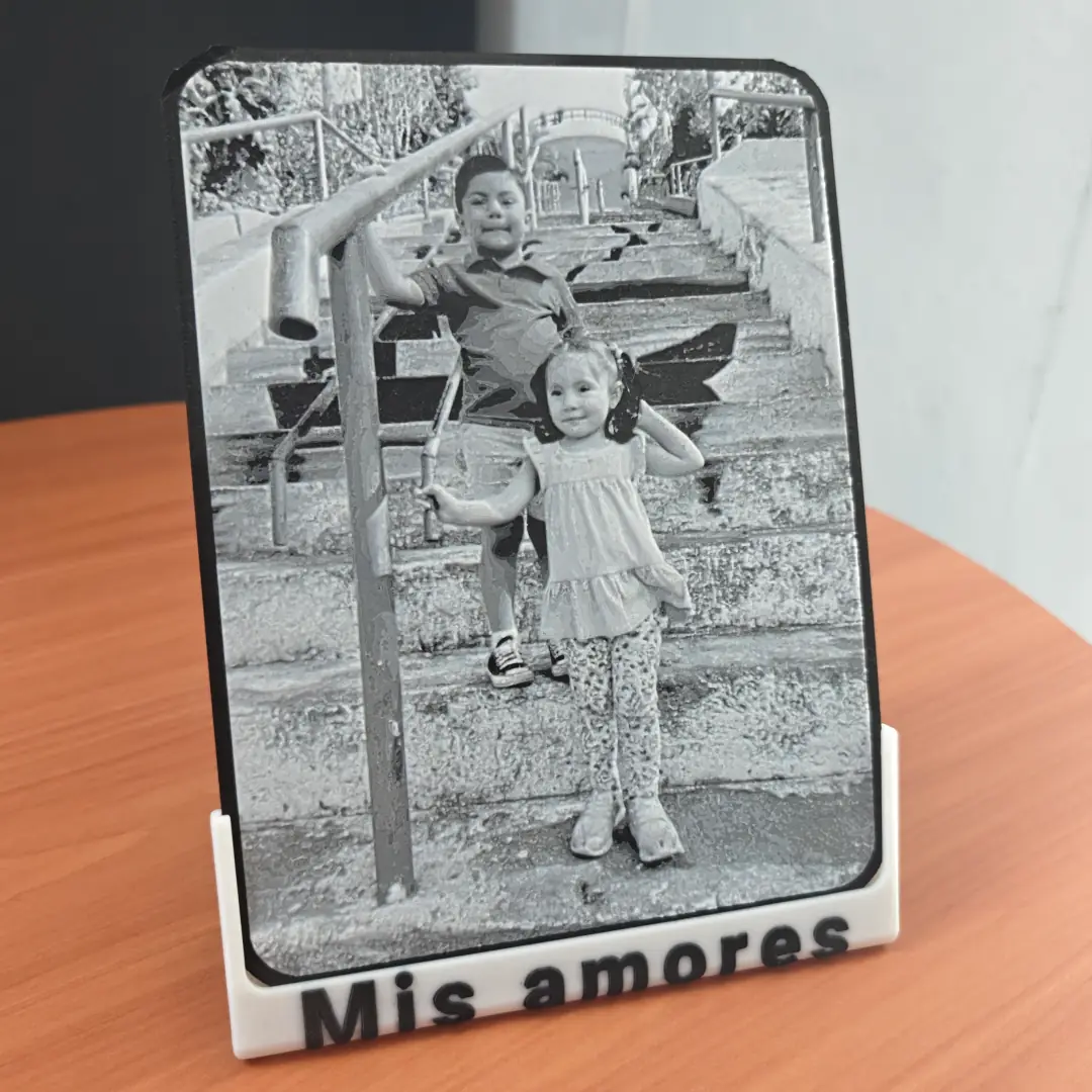 Litofania Personalizada con Base - apoyo 4