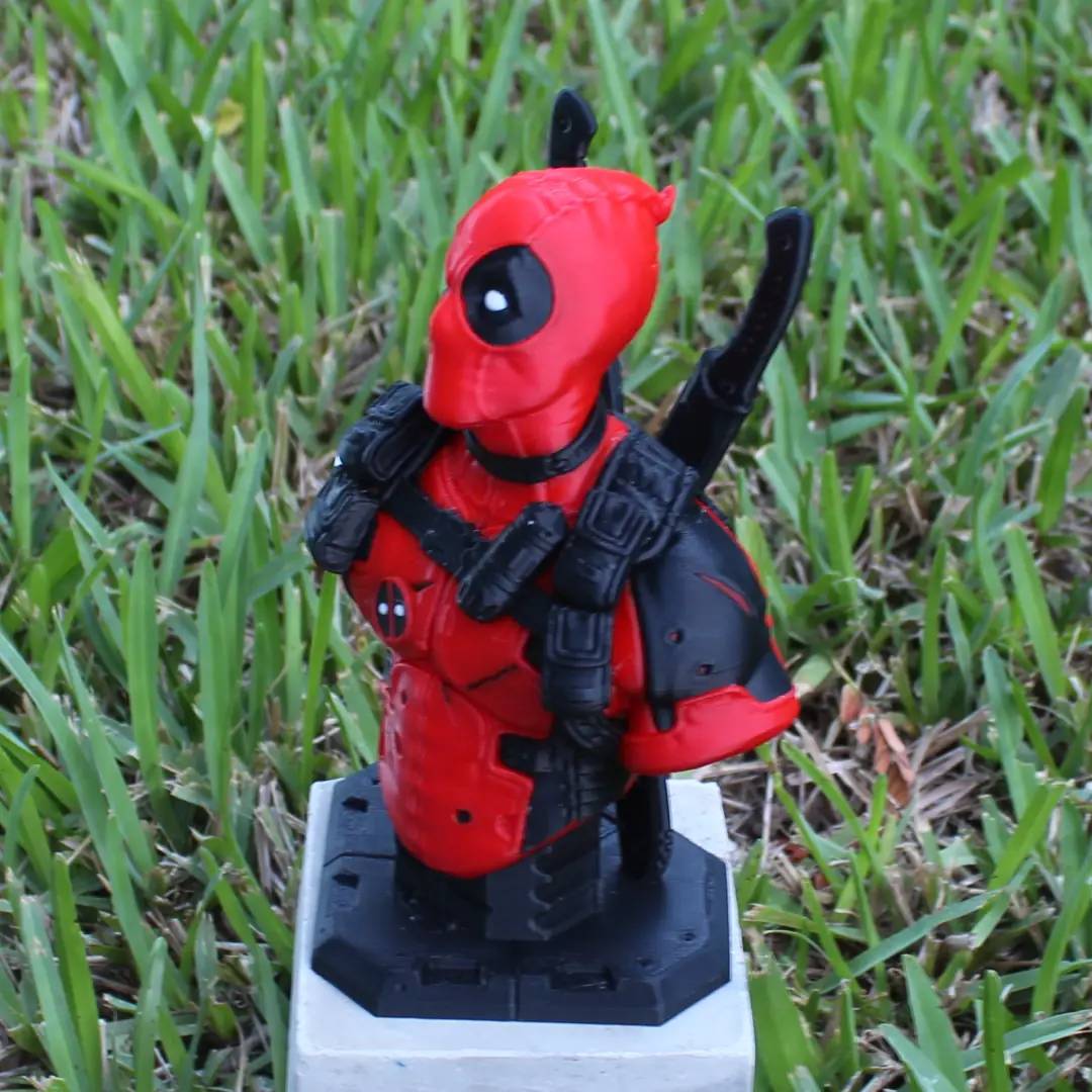 Busto Deadpool - apoyo 4