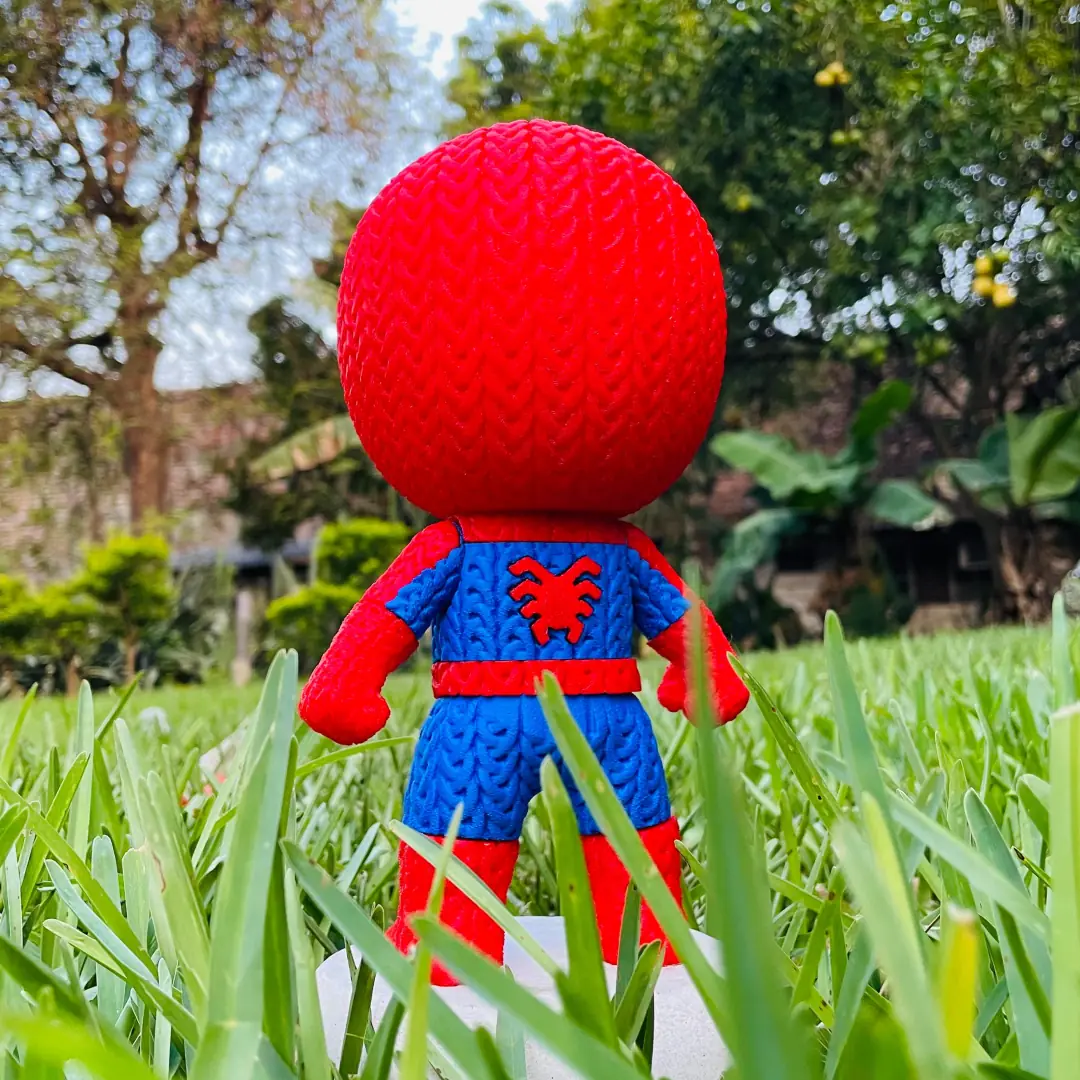 SpiderMan Estilo Crochet Grande - apoyo 3