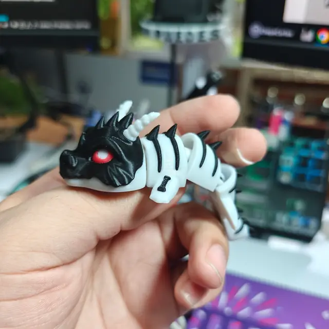 Dragón Esquelético Articulable - apoyo 2