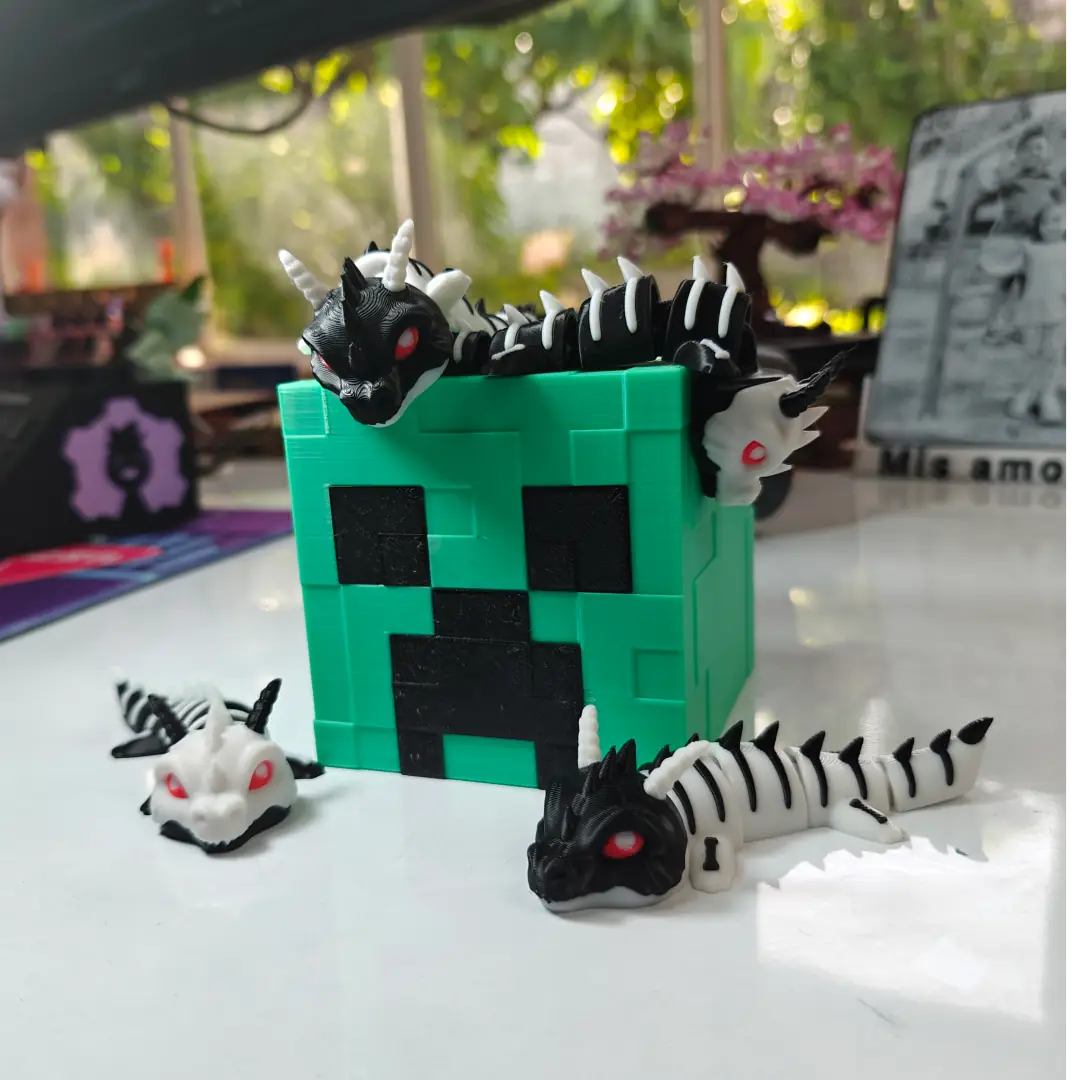Dragon Esqueletico Articulable - apoyo 3