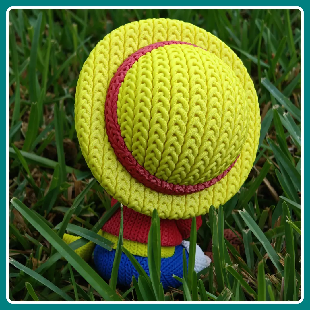 Luffy Estilo Crochet Grande - apoyo 3