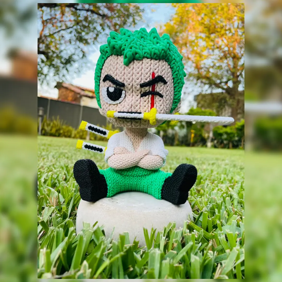Zoro Estilo Crochet Grande