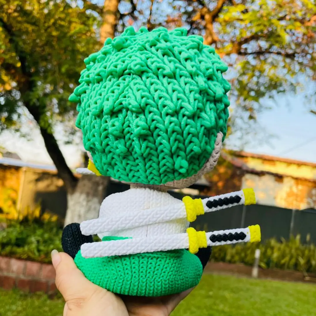Zoro Estilo Crochet Grande - apoyo 3