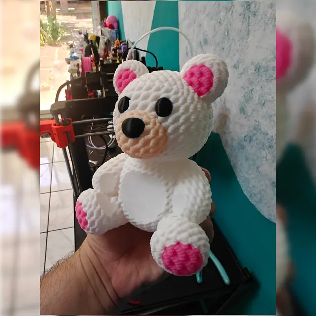 Osito de Crochet - apoyo 6