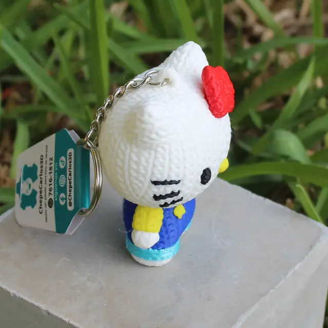 Hello Kitty Estilo Crochet - apoyo 3