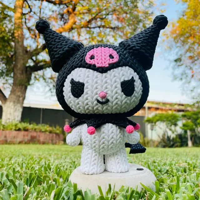 Kuromi Estilo Crochet Grande - apoyo 2