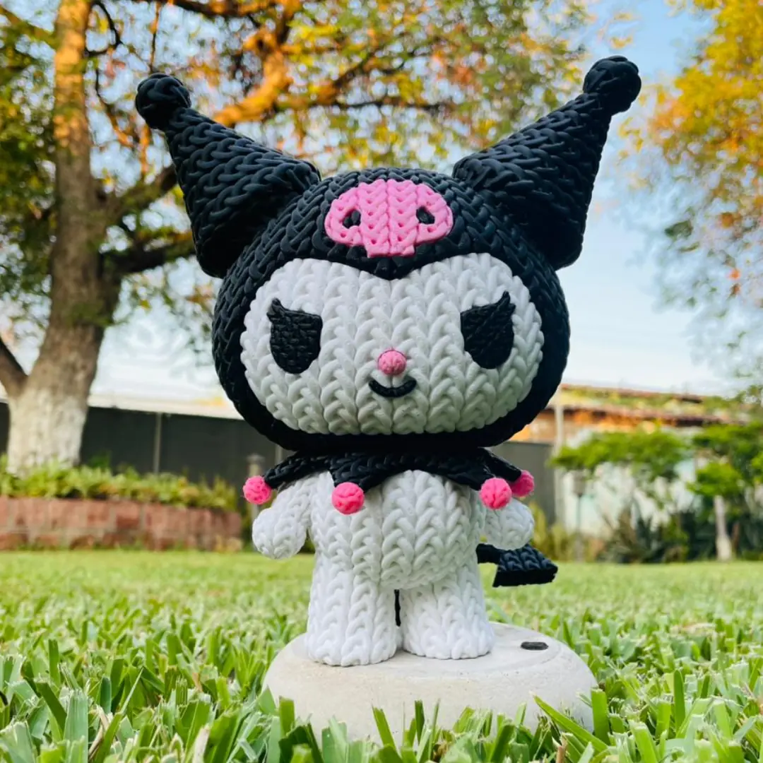 Kuromi Estilo Crochet Grande - apoyo 2