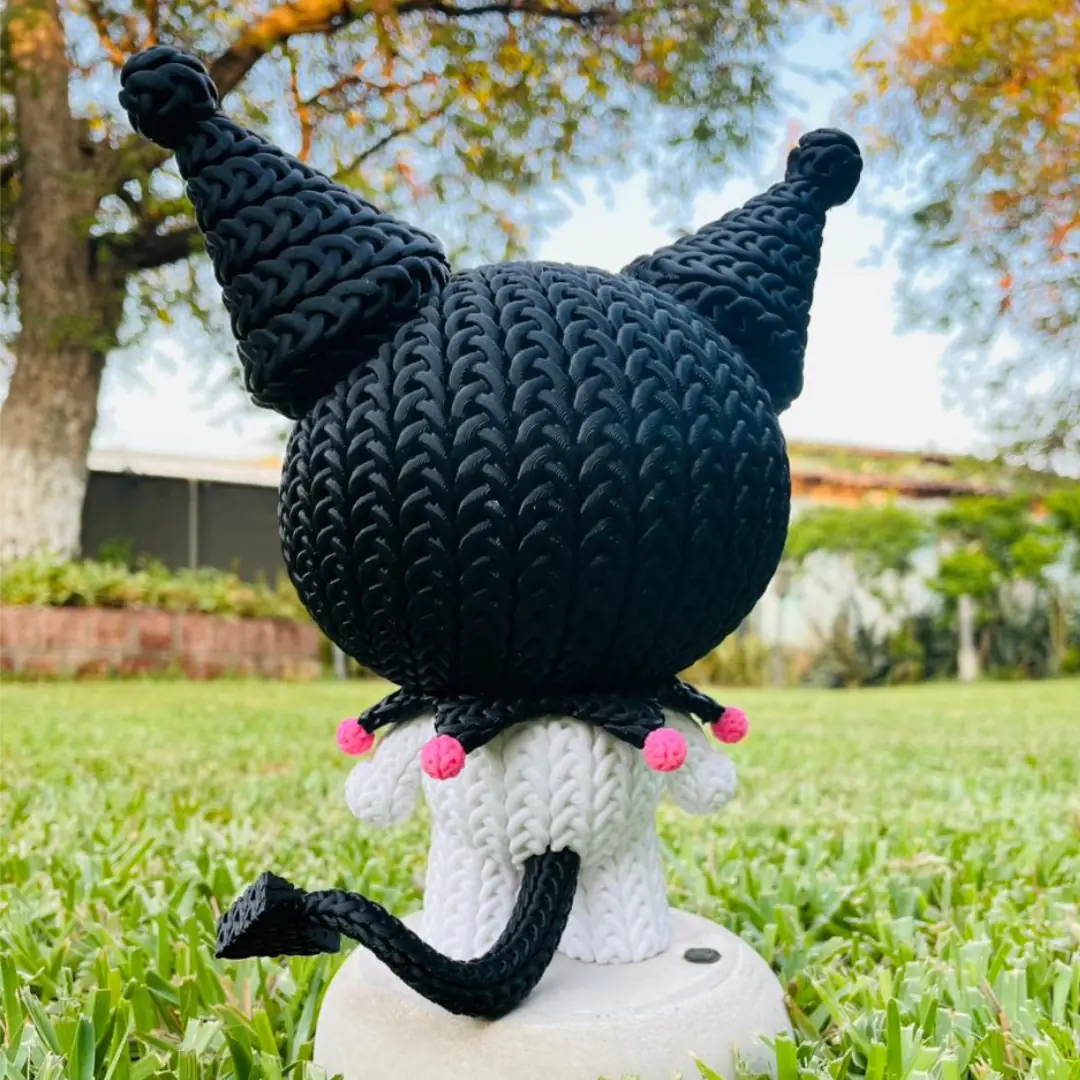 Kuromi Estilo Crochet Grande - apoyo 4